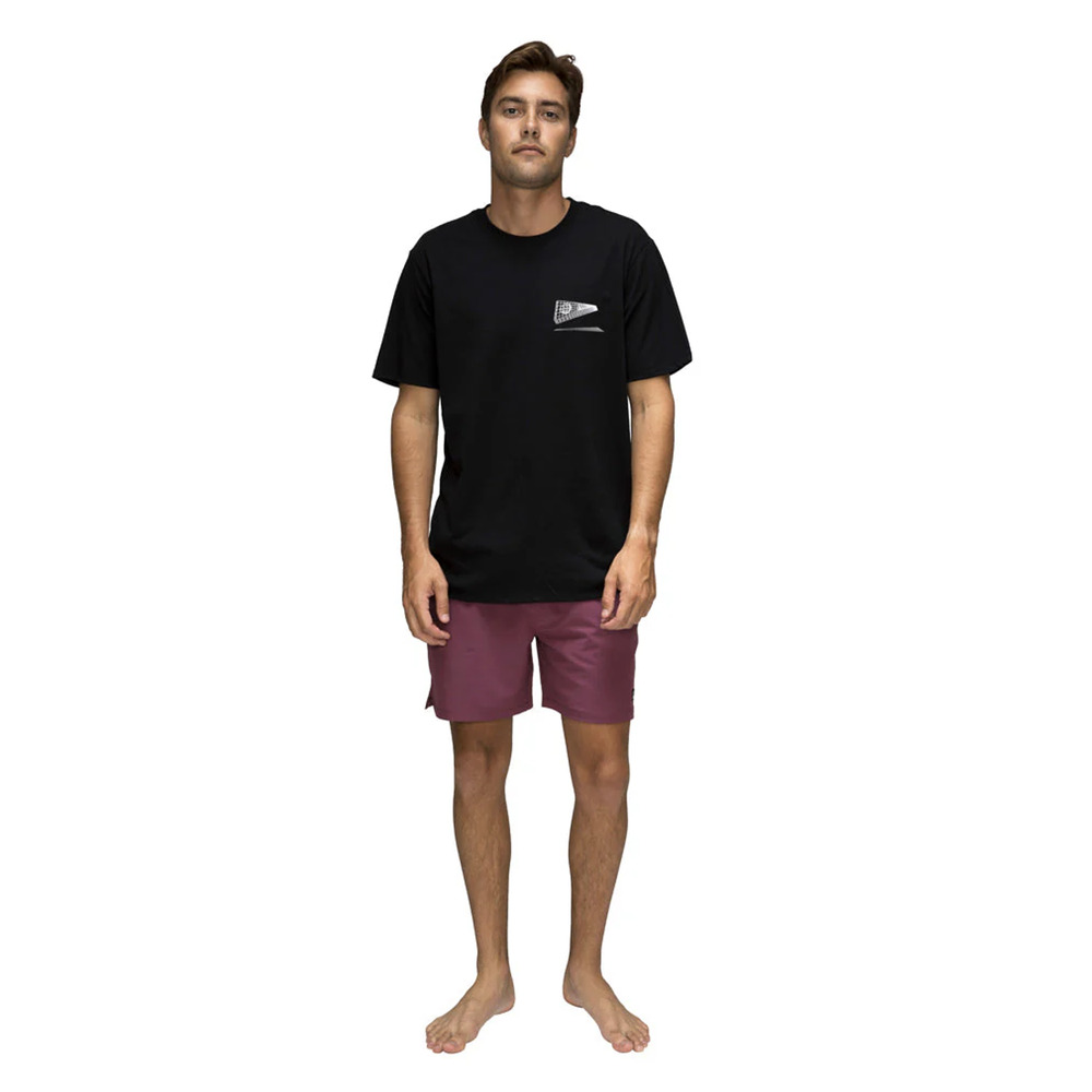 NEW! Florence Marine X Men's Large Wireframe Organic Black Short Sleeve Tee M10